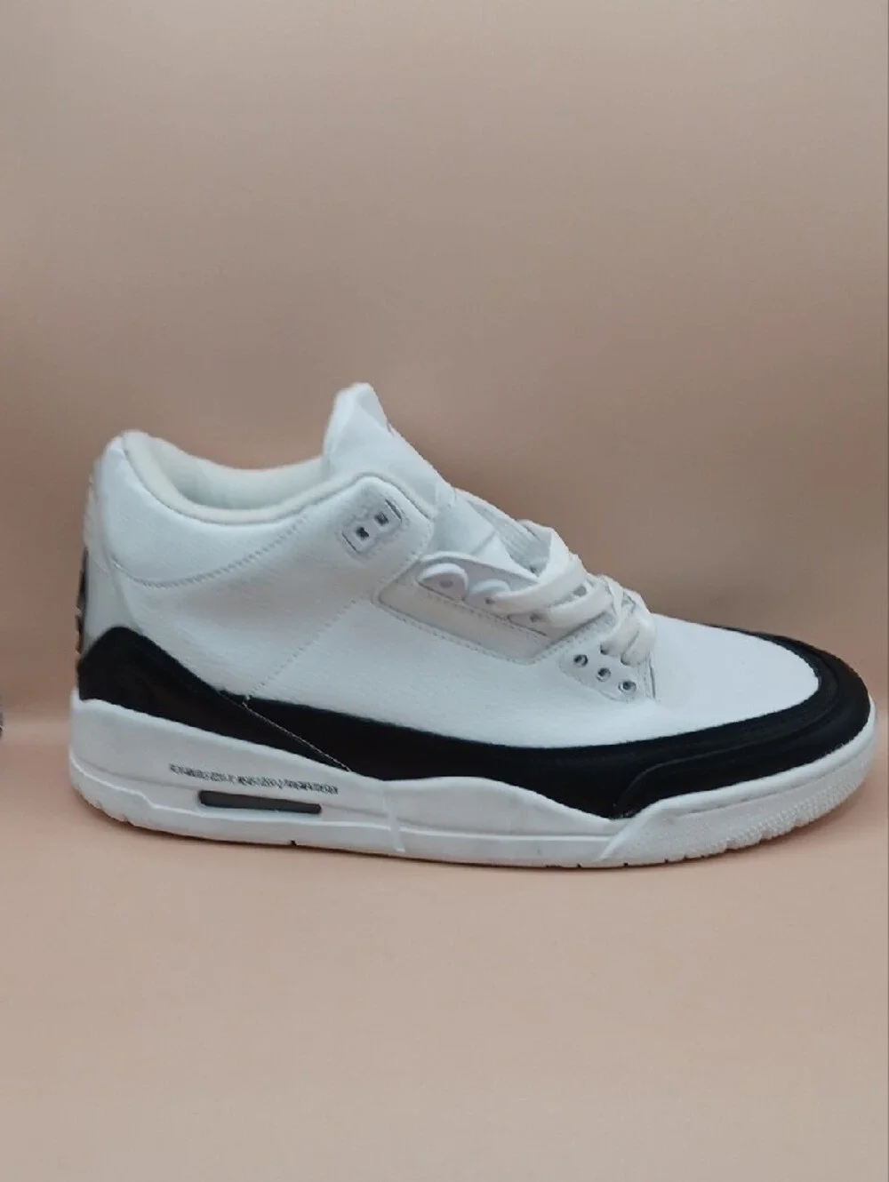 Pre-Owned Nike Air Jordan 3 Retro SP Fragment Design Sneakers-White/Black Sz 10
